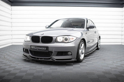 SPLITTER ANTERIORE compatibile per V.1 BMW 1 M-PACK E82  (2007-2011)