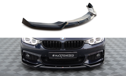 SPLITTER ANTERIORE COMPATIBILE PER  V.1 BMW 4 GRAN COUPE M-PACK F36  (2014-2017)