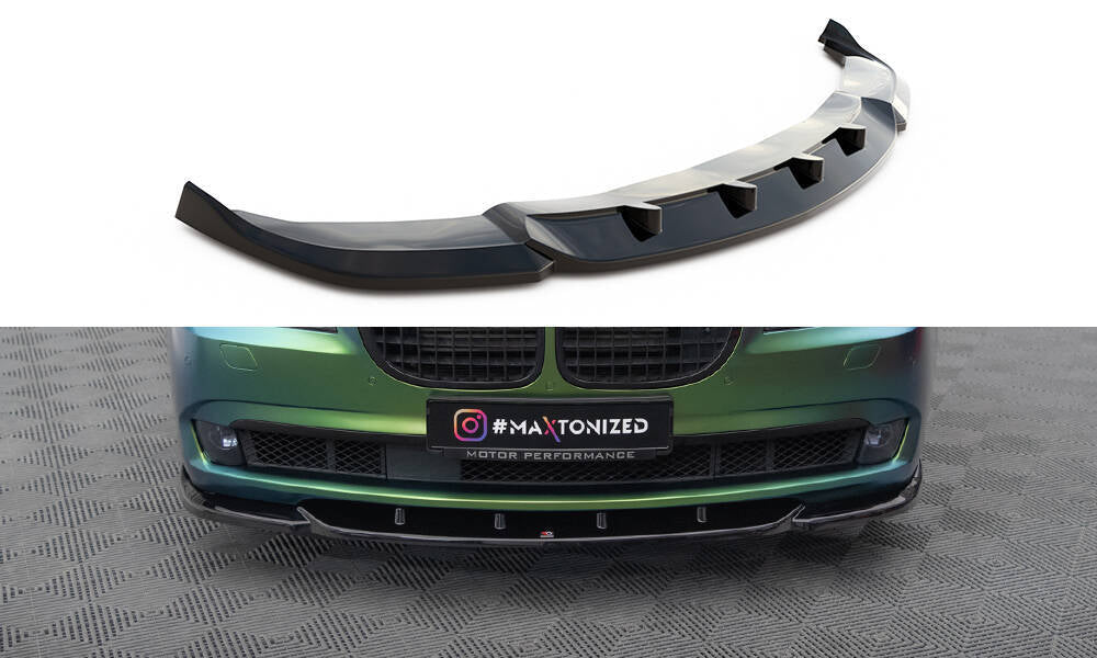 SPLITTER ANTERIORE adatto compatibile per V.1 BMW 7 F01  2008 - 2013