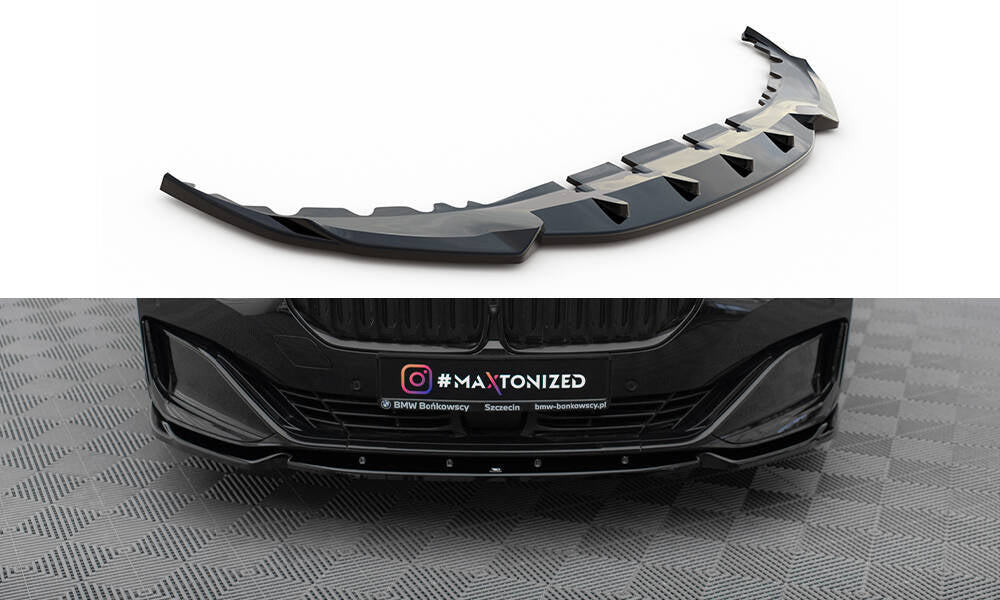 SPLITTER ANTERIORE adatto per V.1 BMW 7 G11 FACELIFT  (2019-2022)