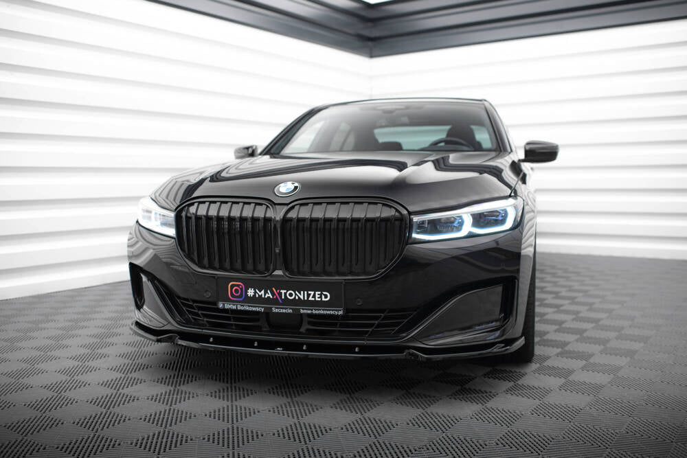 SPLITTER ANTERIORE adatto per V.1 BMW 7 G11 FACELIFT  (2019-2022)
