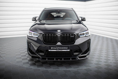 SPLITTER ANTERIORE adatto compatibile per V.1 BMW X3 M F97 FACELIFT  (2021 - )
