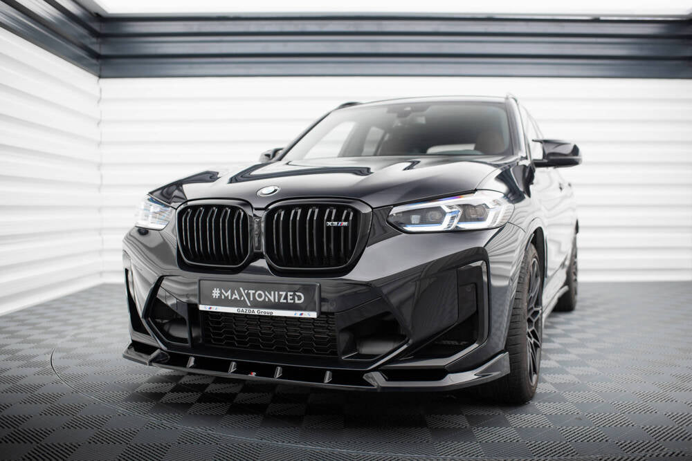 SPLITTER ANTERIORE adatto compatibile per V.1 BMW X3 M F97 FACELIFT  (2021 - )