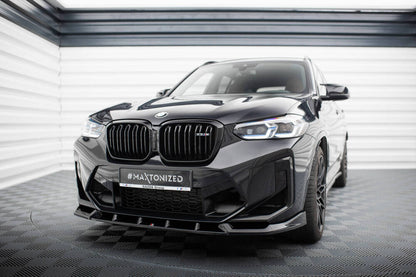 SPLITTER ANTERIORE adatto compatibile per V.1 BMW X3 M F97 FACELIFT  (2021 - )