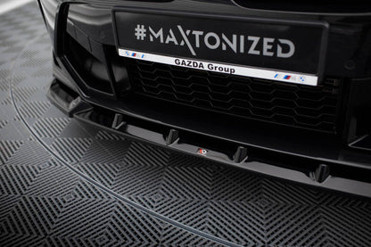 SPLITTER ANTERIORE adatto compatibile per V.1 BMW X3 M F97 FACELIFT  (2021 - )