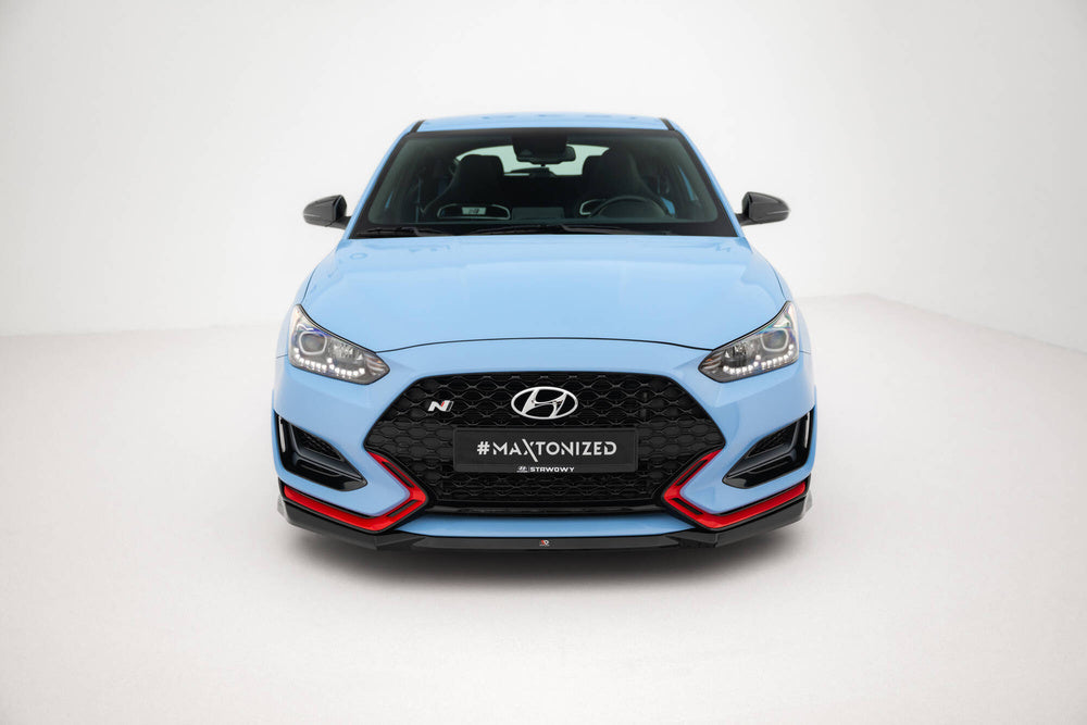 🔥ART.8990 SPLITTER ANTERIORE V.1 ADATTO PER HYUNDAI VELOSTER N Mk2🔥