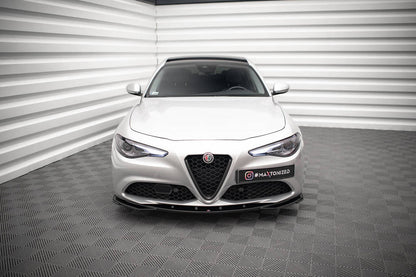 SPLITTER ANTERIORE ADATTO PER V.2 ALFA ROMEO GIULIA SPORT 2016 -