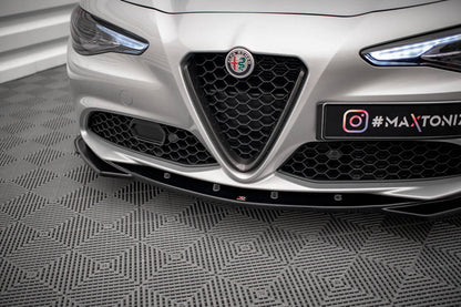 SPLITTER ANTERIORE ADATTO PER V.2 ALFA ROMEO GIULIA SPORT 2016 -