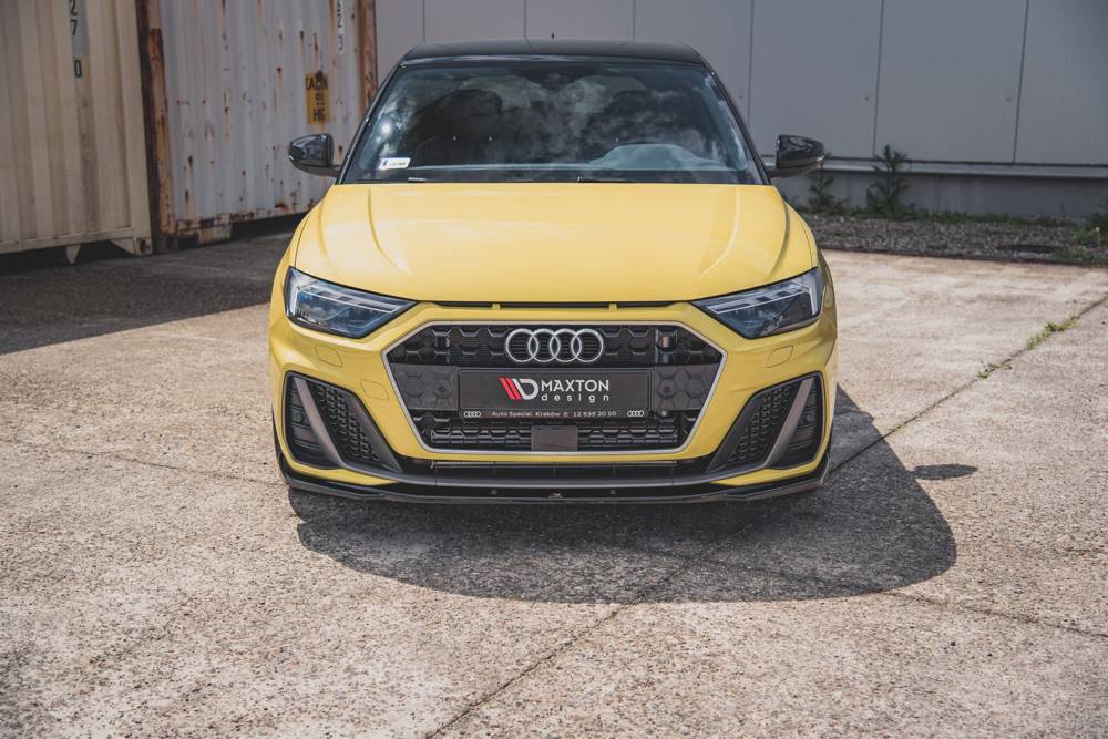 SPLITTER ANTERIORE adatto compatibile per V.2 AUDI A1 S-LINE GB (2018 - )