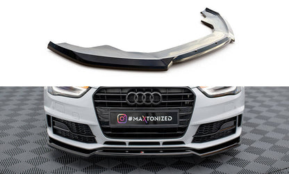 SPLITTER ANTERIORE adatto per V.2 AUDI A4 COMPETITION B8 FACELIFT 2011 - 2015