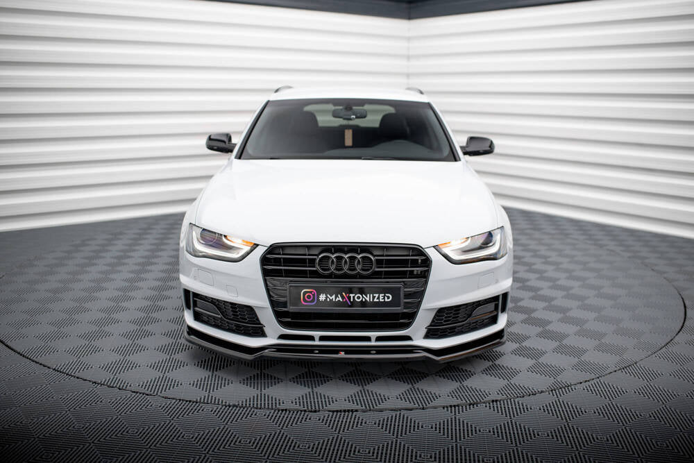 SPLITTER ANTERIORE adatto per V.2 AUDI A4 COMPETITION B8 FACELIFT 2011 - 2015