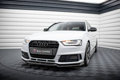 SPLITTER ANTERIORE adatto per V.2 AUDI A4 COMPETITION B8 FACELIFT 2011 - 2015