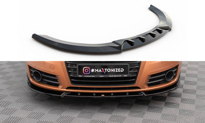 SPLITTER ANTERIORE ADATTO COMPATIBILE PER  V.2 AUDI A7 C7 (2010 - 2014)