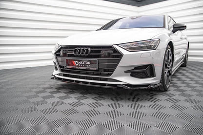 SPLITTER ANTERIORE ADATTO PER V.2 AUDI A7 C8 (2018 - )