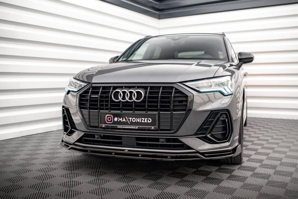 SPLITTER ANTERIORE compatibile per  V.2 AUDI Q3 S-LINE F3  (2018-  )