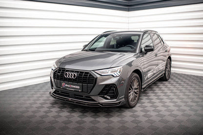 SPLITTER ANTERIORE compatibile per  V.2 AUDI Q3 S-LINE F3  (2018-  )