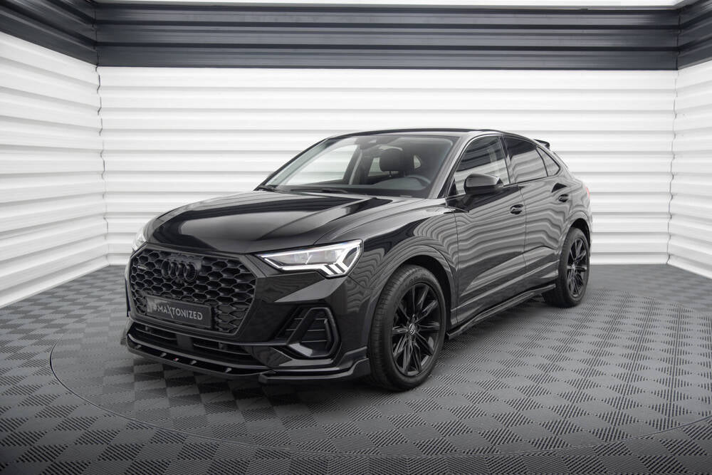 SPLITTER ANTERIORE V.2 compatibile per AUDI Q3 SPORTBACK F3 (2019- )