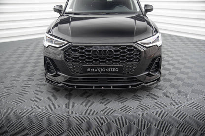 SPLITTER ANTERIORE V.2 compatibile per AUDI Q3 SPORTBACK F3 (2019- )