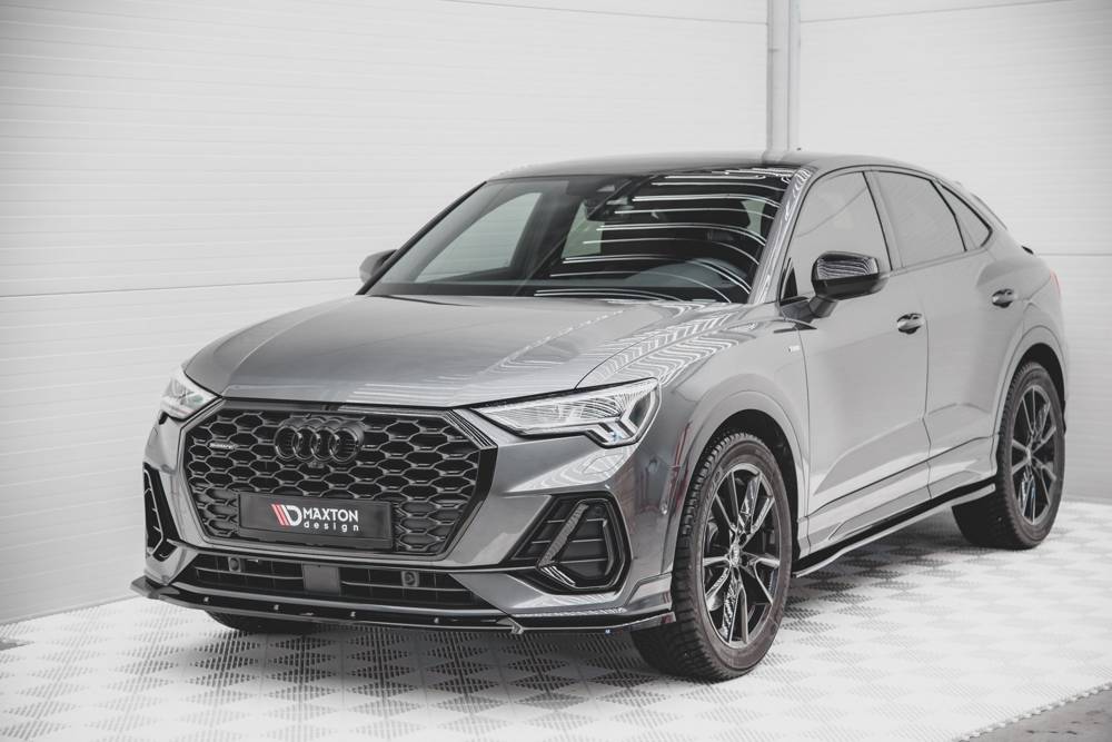 SPLITTER ANTERIORE adatto per V.2 AUDI Q3 SPORTBACK S-LINE  (2019 - )