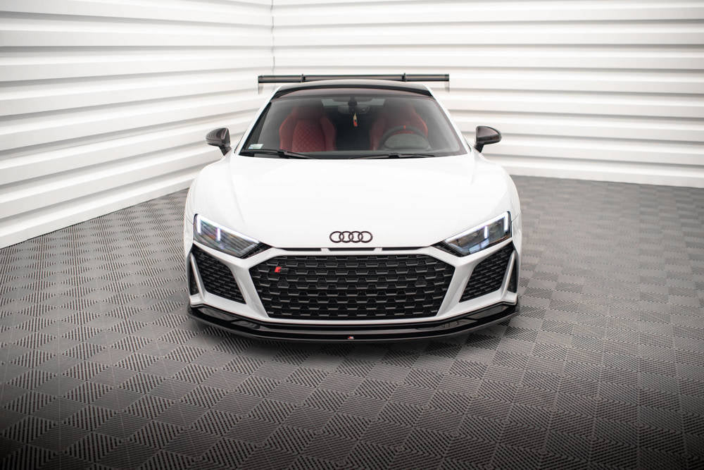 SPLITTER ANTERIORE COMPATIBILE PER V.2 AUDI R8 MK2 FACELIFT  (2018-2023)