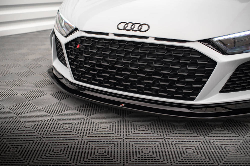 SPLITTER ANTERIORE COMPATIBILE PER V.2 AUDI R8 MK2 FACELIFT  (2018-2023)