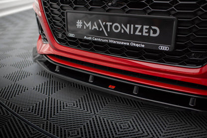 SPLITTER ANTERIORE V.2 adatti per AUDI RS4 B9 FACELIFT  2019 -