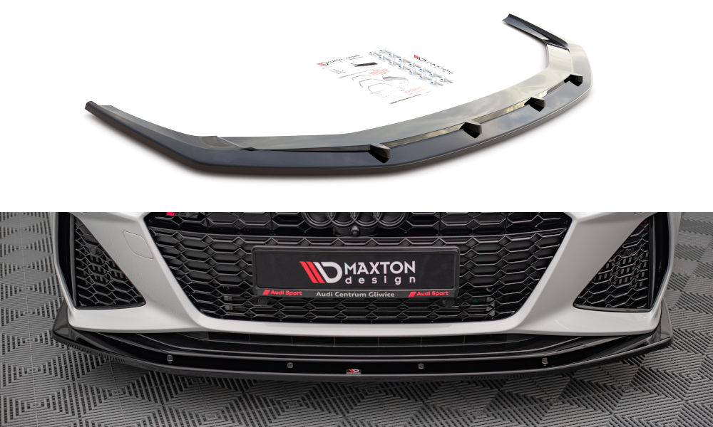 SPLITTER ANTERIORE adatto per V.2 AUDI RS6 C8 / RS7 C8  2019-