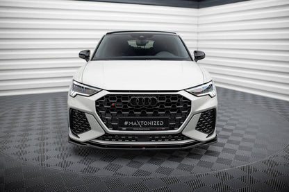 SPLITTER ANTERIORE adatto compatibile per V.2 AUDI RSQ3 F3  (2019 - )