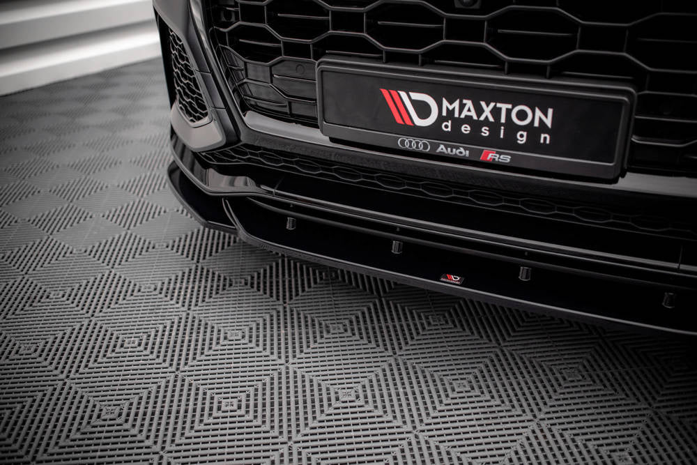 SPLITTER ANTERIORE ADATTO COMPATIBILE PER V.2 AUDI RSQ8 MK1  (2019 - )