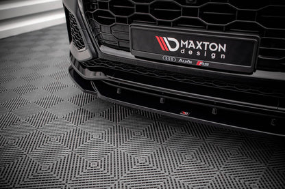 SPLITTER ANTERIORE ADATTO COMPATIBILE PER V.2 AUDI RSQ8 MK1  (2019 - )