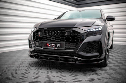 SPLITTER ANTERIORE ADATTO COMPATIBILE PER V.2 AUDI RSQ8 MK1  (2019 - )