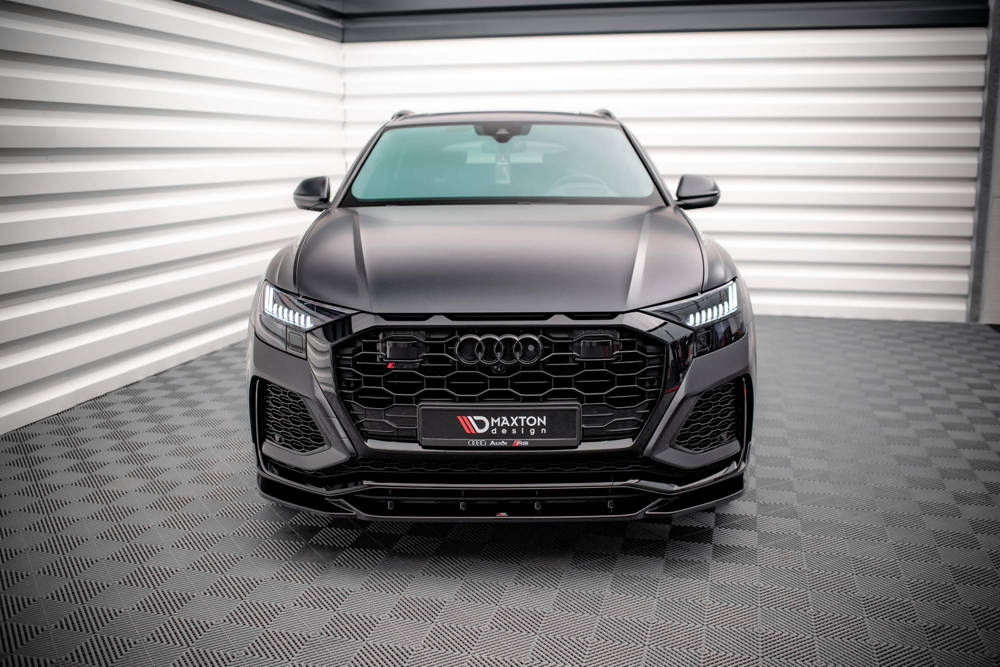 SPLITTER ANTERIORE ADATTO COMPATIBILE PER V.2 AUDI RSQ8 MK1  (2019 - )