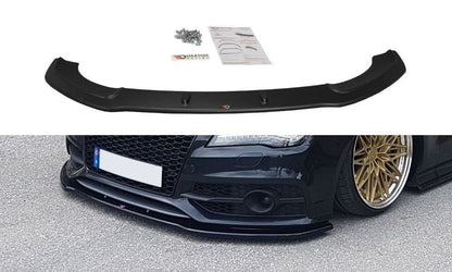 SPLITTER ANTERIORE adatto compatibile per V.2 AUDI S7 / A7 S-LINE C7