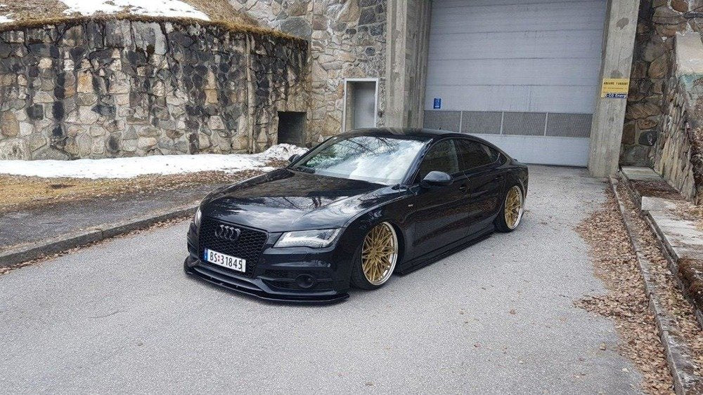 SPLITTER ANTERIORE adatto compatibile per V.2 AUDI S7 / A7 S-LINE C7