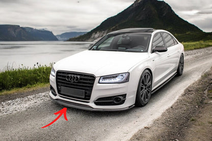 ✨SPLITTER V2 design nero lucido ABS per Audi S8 D4 2015-2017✨