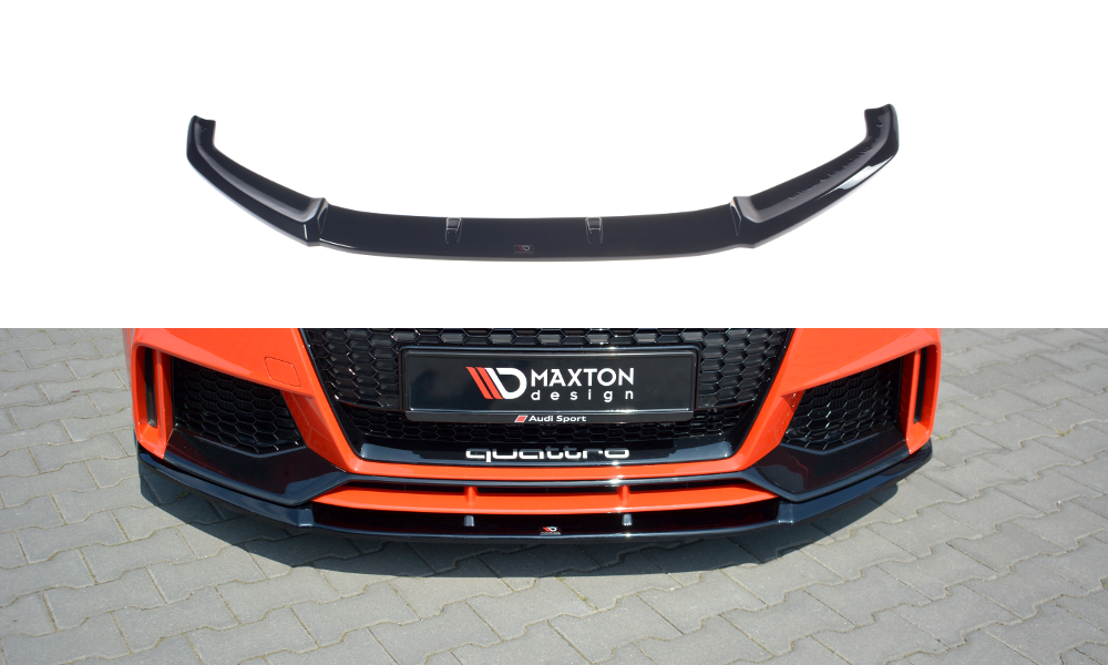 SPLITTER ANTERIORE adatto compatibile per V.2 AUDI TT RS 8S  (2016-  )