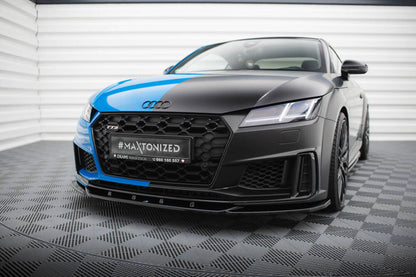 SPLITTER ANTERIORE V.2 adatto compatibile per AUDI TT S 8S FACELIFT (2018 - 2023)