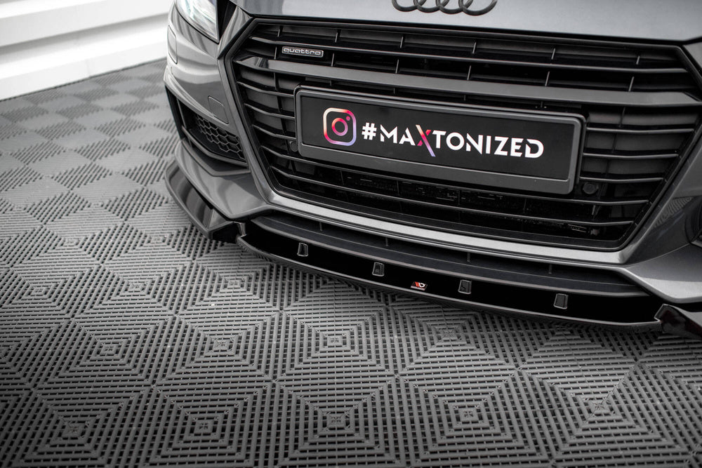 🔥ART.8875 SPLITTER ANTERIORE V.2 ADATTO PER AUDI TT S / S-LINE 8S🔥