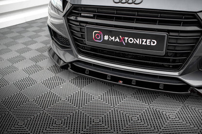 🔥ART.8875 SPLITTER ANTERIORE V.2 ADATTO PER AUDI TT S / S-LINE 8S🔥