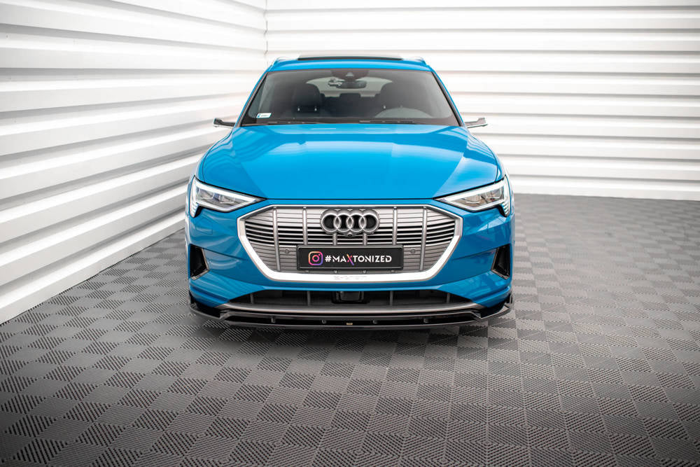 SPLITTER ANTERIORE adatto per V.2 AUDI E-TRON  (2018-2022)