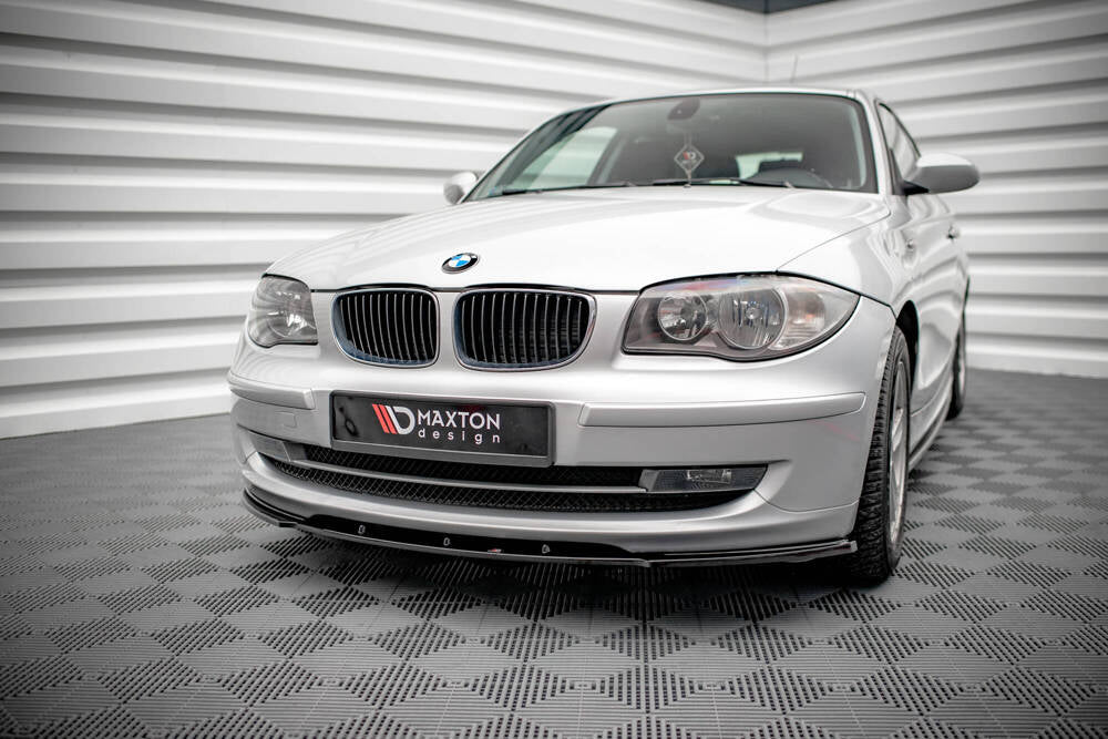 SPLITTER ANTERIORE ADATTO PER  V.2 BMW 1 E81 FACELIFT  (2007-2011)