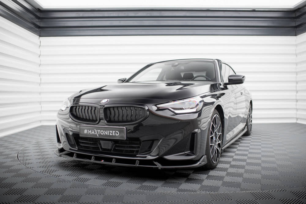 SPLITTER ANTERIORE V.2 COMPATIBILE PER BMW 2 COUPE G42  (2021 - )