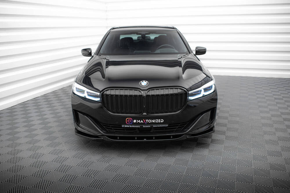 SPLITTER ANTERIORE adatto compatibile per V.2 BMW 7 G11 FACELIFT  (2019-2022)