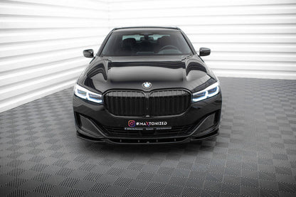 SPLITTER ANTERIORE adatto compatibile per V.2 BMW 7 G11 FACELIFT  (2019-2022)