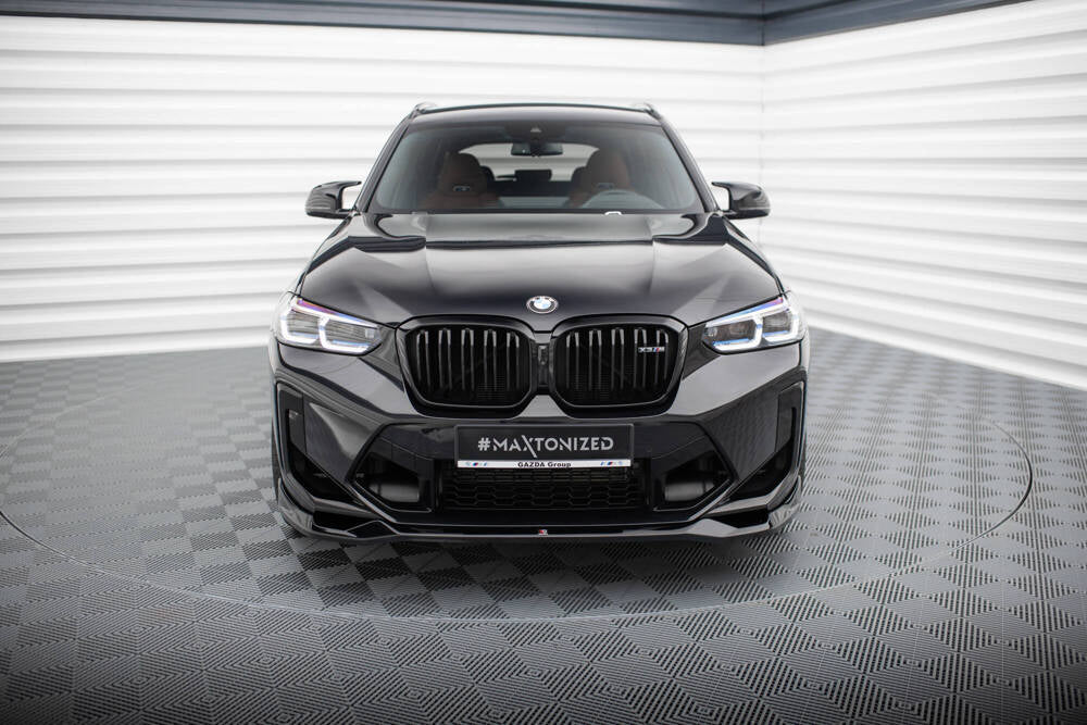 SPLITTER ANTERIORE adatto compatibile per  V.2 BMW X3 M F97 FACELIFT  (2021 - )