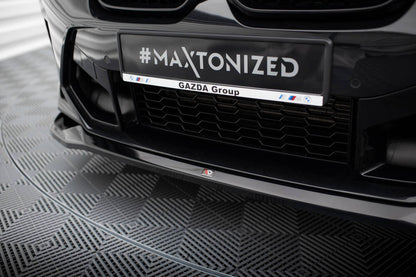 SPLITTER ANTERIORE adatto compatibile per  V.2 BMW X3 M F97 FACELIFT  (2021 - )
