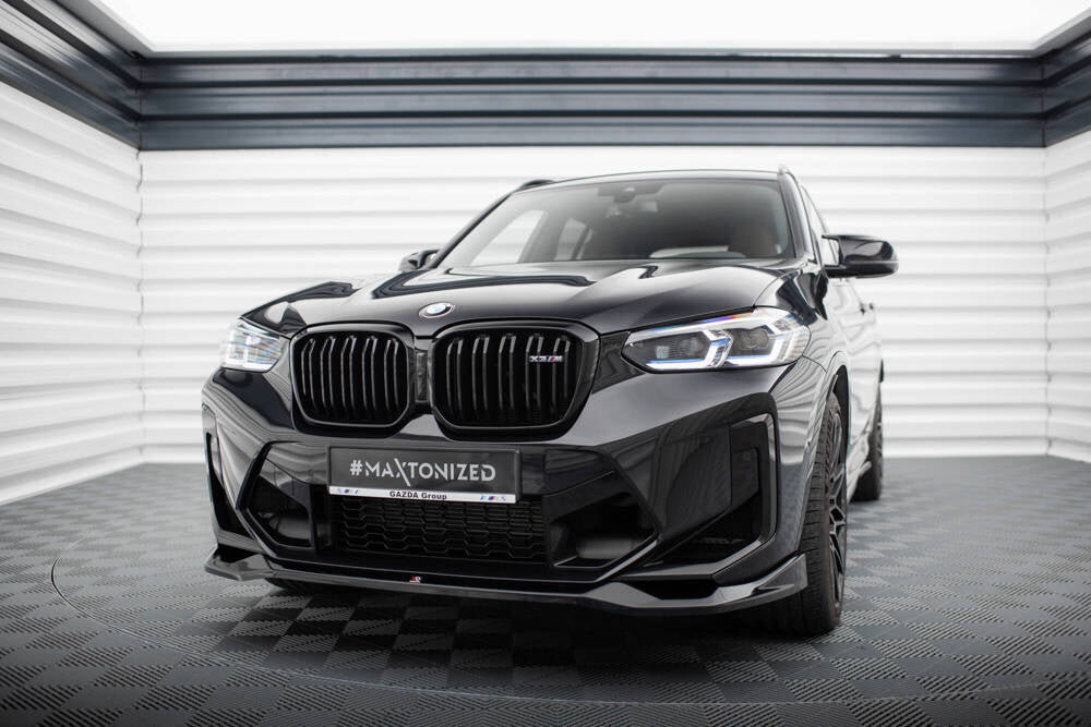 SPLITTER ANTERIORE adatto compatibile per  V.2 BMW X3 M F97 FACELIFT  (2021 - )