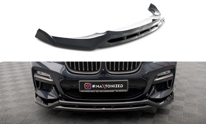 SPLITTER ANTERIORE V.2 ADATTO PER BMW X4 M-PACK G02  (2018-2021)