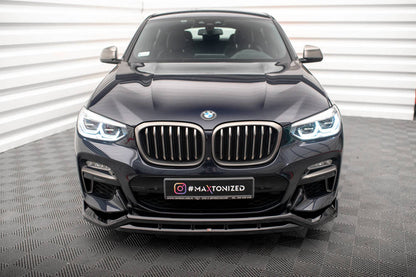 SPLITTER ANTERIORE V.2 ADATTO PER BMW X4 M-PACK G02  (2018-2021)