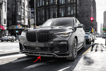 ✨SPLITTER anteriore V2 nero lucido ABS per BMW X5 M-Pack G05✨
